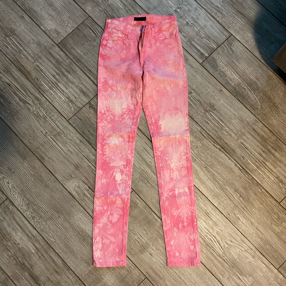 GREAT CONDITION MONO B TIE DYE JEANS.
